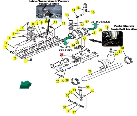 87801658 - Уплотнение коллектора выпускн. ДВС Ford 675 TM/MXM, TC, CS, CX